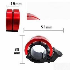 Tigernu Conception à Double Anneau Clear Bicycle Bell Alliage D’aluminium Loud Bike Horn Alarme Sonore Hfmqv -Vélo fixie Soldes 766692442 max