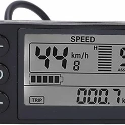 Unbranded Meter And Oter S866 24v 36v 48v Wireless Plug Bike Computer With Funct Lcd Display, Wireless Bike Computer With