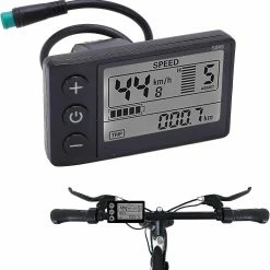 Unbranded Meter And Oter S866 24v 36v 48v Wireless Plug Bike Computer With Funct Lcd Display, Wireless Bike Computer With -Vélo fixie Soldes 767211240 max