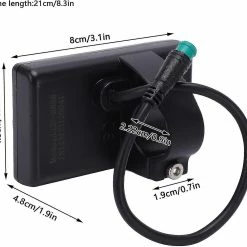 Unbranded Meter And Oter S866 24v 36v 48v Wireless Plug Bike Computer With Funct Lcd Display, Wireless Bike Computer With -Vélo fixie Soldes 767211356 max