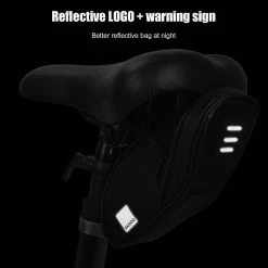 Unbranded Sac De Selle De Vélo 0.5l VTT Mountain Road Bike Sac De Tige De Selle Avec Réflecteur De Lumière D’avertissement De Nuit Pour Accessoires De Cyclisme -Vélo fixie Soldes 767753153 max