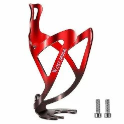 Unbranded West Biking Bike Water Bottle Holder Léger Alliage D’aluminium Bicycle Bottle Cage Pour Road Mountain Bikes Accessoires De Vélo