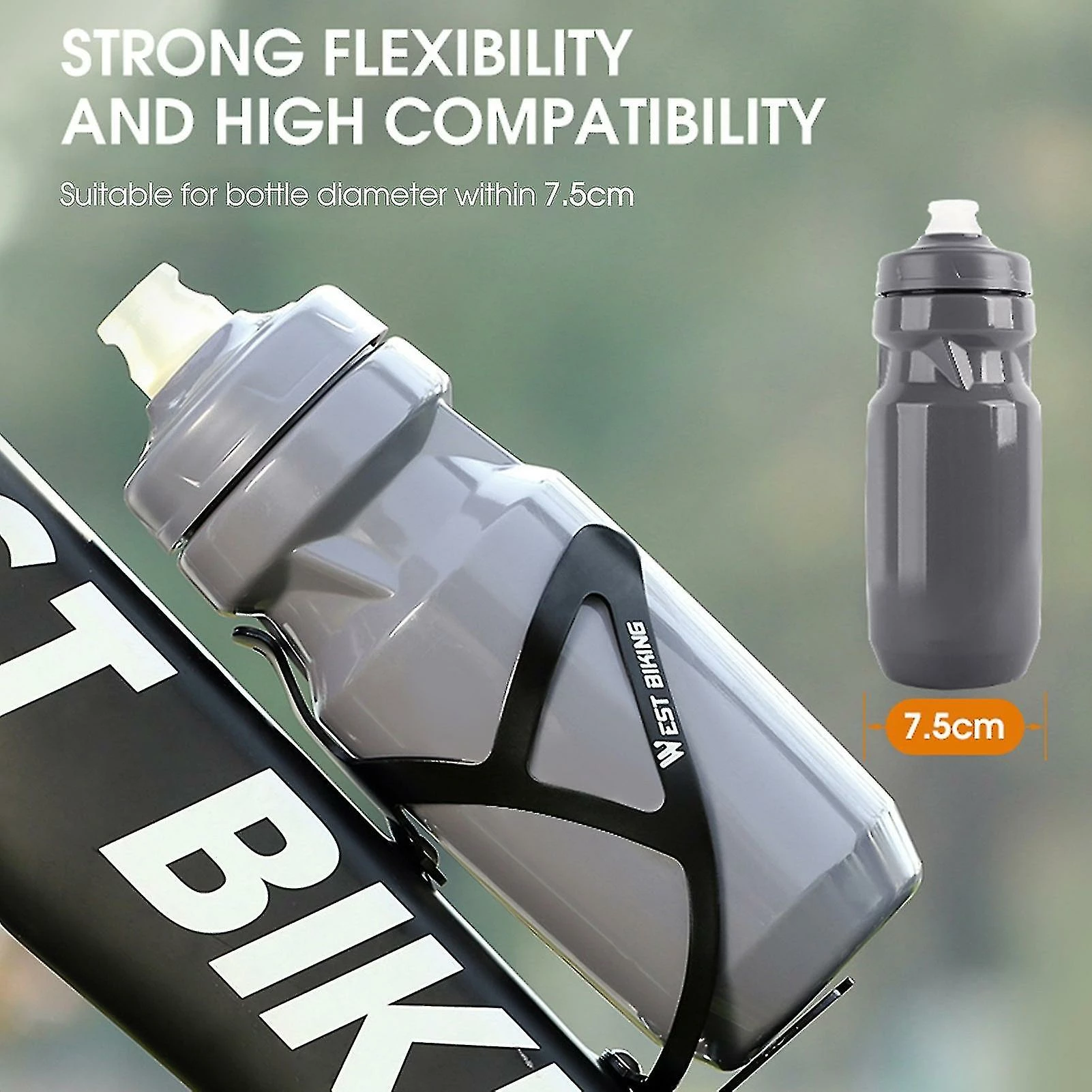 Unbranded West Biking Bike Water Bottle Holder Léger Alliage D’aluminium Bicycle Bottle Cage Pour Road Mountain Bikes Accessoires De Vélo 5 Unbranded West Biking Bike Water Bottle Holder Léger Alliage D’aluminium Bicycle Bottle Cage Pour Road Mountain Bikes Accessoires De Vélo – Image 5