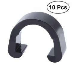 Nw 1776 10pcs C-hook Clips Boîtier Tuyau Guide Cyclisme MTB Frein Engrenage Câble Frein Ensembles Pipe Bike Line Clamp (noir)