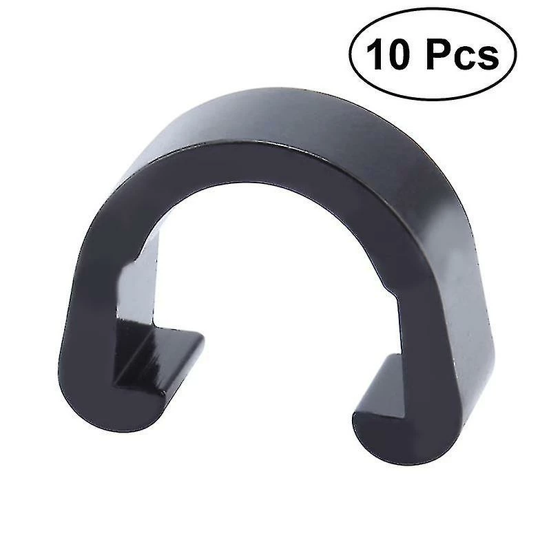 Nw 1776 10pcs C-hook Clips Boîtier Tuyau Guide Cyclisme MTB Frein Engrenage Câble Frein Ensembles Pipe Bike Line Clamp (noir) 1 Nw 1776 10pcs C-hook Clips Boîtier Tuyau Guide Cyclisme MTB Frein Engrenage Câble Frein Ensembles Pipe Bike Line Clamp (noir)