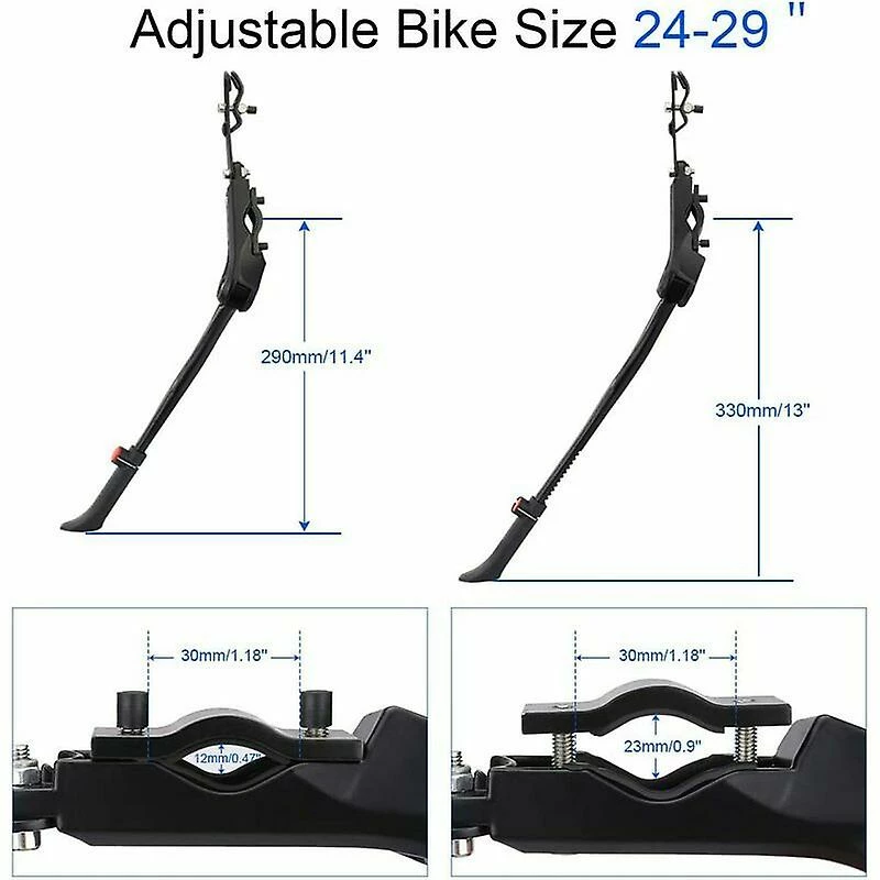 Unbranded Universal Bike Rack Side Mount Bike Stand Aluminum Alloy Non-slip Rubber Mount For 24-29 Inch Mtb Road Bike Bicycles And Folding Bike Height Adjustabl 4 Unbranded Universal Bike Rack Side Mount Bike Stand Aluminum Alloy Non-slip Rubber Mount For 24-29 Inch Mtb Road Bike Bicycles And Folding Bike Height Adjustabl – Image 4