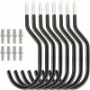 Unbranded Pcs Bike Hooks Heavy Duty Bike Storage Hooks Mounted Hook Set Avec 8 Boulons En Plastique Plafond Wall Mounted Pour Salle De Stockage Ternel