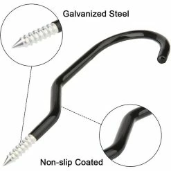 Unbranded Pcs Bike Hooks Heavy Duty Bike Storage Hooks Mounted Hook Set Avec 8 Boulons En Plastique Plafond Wall Mounted Pour Salle De Stockage Ternel -Vélo fixie Soldes 775627052 max