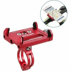 Unbranded Universal Adjustable Bike Phone Holder Mount Gps Bracket Cradle Clamp For Mountain Bike Ternel