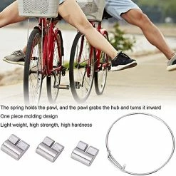 Unbranded 3 Pawls Spring Kit, Stainless Steel Chromium Steel High Hardness Integrated Design Bike Hub Pawl Spring Set -Vélo fixie Soldes 775664859 max