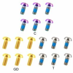 Unbranded 6 Pièces M5x10mm Vélo Disque Frein Rotor Fixation Boulons T25 Torx Pour Mtb Bike -Vélo fixie Soldes 776473609 max