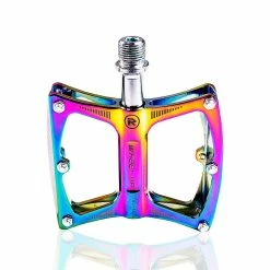 Unbranded 2 Pcs Universal Colorful Alloy Bearing Anti-slip Bicycle Pedal Strong MTB Anti-skid Pins Flat Bike Repair Modification -Vélo fixie Soldes 776473922 max