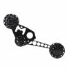 Unbranded Alliage D’aluminium Bicycle Chain Guide Wheel 2/3/6 Speed Folding Bike Rear Derailleur Chain Tensioner