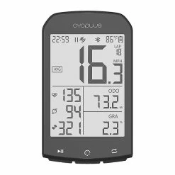Unbranded Multifonction Vélo Gps Chronomètre Lumineux Sans Fil Pour Smart Heart Rate Monitor Bike Computer Counter Tracker Pour Fitness Ride Bike Camping Randonnée