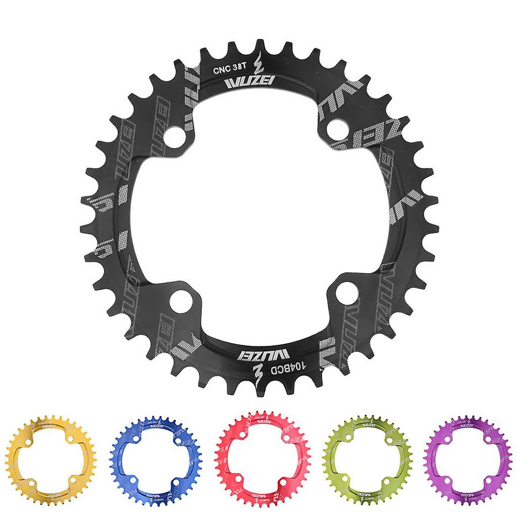 Unbranded Mountain Bike Single Disc 104bcd Oval Disc Positive Negative Tooth Bicycle Disc 3 Unbranded Mountain Bike Single Disc 104bcd Oval Disc Positive Negative Tooth Bicycle Disc – Image 3