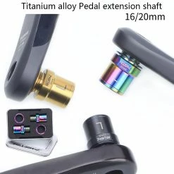 Unbranded Pédale Arbre Allongé Noyau Road Bike Lock Extension Manivelle Expander Cyclisme -Vélo fixie Soldes 776475593 max