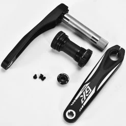 Unbranded Crankset Mountain Bike Crank Arm Set Single Speed 170mm Crankset -Vélo fixie Soldes 776475833 max