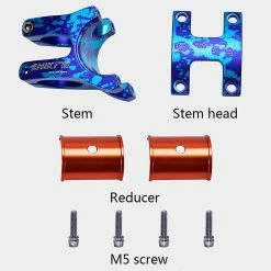 Unbranded Shikra Mountain Bike Stem Coloré Downhill Stem Ultra-léger -Vélo fixie Soldes 776475904 max 2