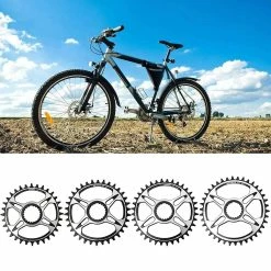 Unbranded Professionnel 32/34/36/38t VTT Pour 12 Vitesses VTT Xc Trail E-bike