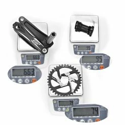 Unbranded Crankset Mountain Bike Crank Arm Set Single Speed 170mm Crankset -Vélo fixie Soldes 776475937 max 1