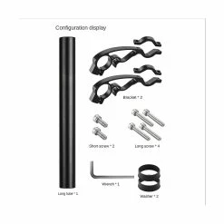 Unbranded Bicycle Extension Frame Lamp Code Table Frame Mountain Bike Bracket Extension Frame Rides Accessori -Vélo fixie Soldes 777667579 max