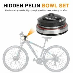 Yaqinuo Casque De Vélo 1.5 1-1 / 8 Pouces Sealed Bearing Mtb Mountain Bike Casque Avec Top Cap 39.8mm Droit 28.6mm Effilé -Vélo fixie Soldes 777875410 max