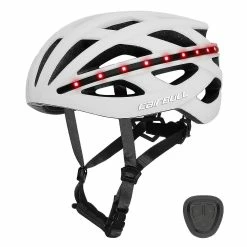 Unbranded Cairbull In-mold Smart Bicycle Helmet Cycling Mtb Road Bike Helmet W Turn Signal Stop Light Warning Light Men's Cycling Helmet -Vélo fixie Soldes 777949320 max