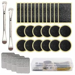 Unbranded Kit De Réparation De Pneus Dropship-bike - Levier De Pneu De Vélo Et Patchs De Pneu De Vélo Sans Colle Pour Outil De Réparation De Crevaison De Pneu De Vélo