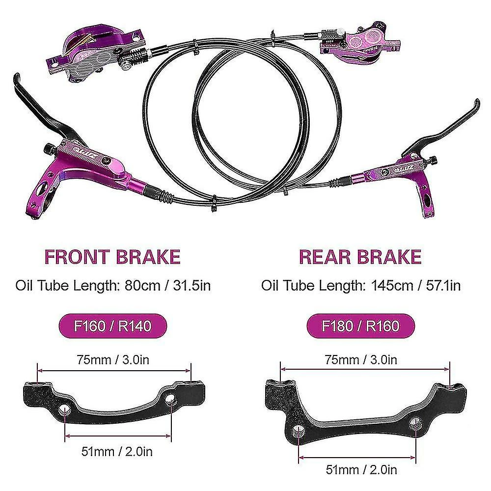 Unbranded 4piston Mtb Frein à Disque De Vélo Hydraulique En Aluminium Étrier Avant Et Arrière Freins De Vélo Pour Route Mountain Bike Vélo Frein Câble 4 Unbranded 4piston Mtb Frein à Disque De Vélo Hydraulique En Aluminium Étrier Avant Et Arrière Freins De Vélo Pour Route Mountain Bike Vélo Frein Câble – Image 4