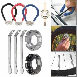 Unbranded Multi-fonction Bicycle Spoke Wrench Kit Set Carbon Steel Road MTB Mountain Bike Cycling Tire Repair Steel Wire Adjustment Tools -Vélo fixie Soldes 780366566 max