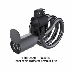 Unbranded Smart Fingerprint Bike Lock Antivol Bicycle Unlock Fingerprint Padlock Lock -Vélo fixie Soldes 784467910 max