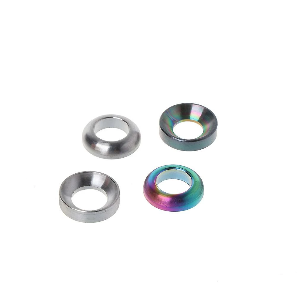 Unbranded 2 Pcs / Ensemble Bicycle Spacer Hydraulic Brake Caliper M6 Pour Titanium Alloy Mtb Bike 5 Unbranded 2 Pcs / Ensemble Bicycle Spacer Hydraulic Brake Caliper M6 Pour Titanium Alloy Mtb Bike – Image 5