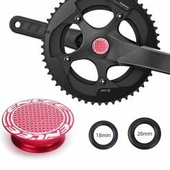 Nw 1776 Bike Crank Handle Dust Cap Bicycle Aluminium Alloy Crank Cover Pour Older Style Road Mountain Bmx Bikes