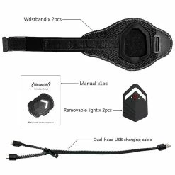 Nw 1776 Outdoor Bike Sports Night Running Sécurité Turnning Warning Bracelet Led Light