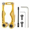 Unbranded Muqzi Folding Bike Brake Set V Frein Pour Pliant Bmx Bras Court Or