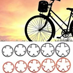 Nw 1776 Ultraléger 130 Bcd Bmx Chainring Folding Bicycle Alloy Aluminium Alloy Bmx Chainwheel Bike Crankset Tooth 45/47/53/56/58t -Vélo fixie Soldes 789679236 max