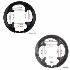 Unbranded 8holes 42t Bike Crank Diy Cover Bicycle Crankset Chain Wheel Cover Guard Mountain Bike Chain Replac -Vélo fixie Soldes 790833997 max