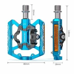 Unbranded Pédales De Vélo Ultralight Anti- CNC Road Bike Pedal Cycling 3 Sealed Bearing Bike Pedals Spd Pedal -Vélo fixie Soldes 790843629 max