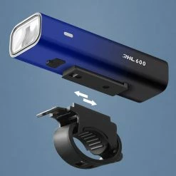 Unbranded Bicycle Light Front 600lumen Ipx6 Bike Light Rechargeable 2600mah 5modes Lampe De Poche Cyclisme Lampe A -Vélo fixie Soldes 790856919 max