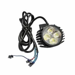Front Led Light With Horn For E-bike Electric Bicycle (waterproof Connector) - Jxlgv