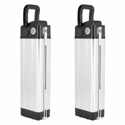 Unbranded 2x Vélo Électrique 36V / 48V Grande Capacité Batterie Case 18650 Holder Case E-bike Accessoires Dc Head