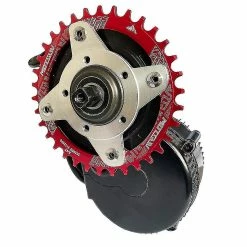 Unbranded Motsuv E-bike Pédalier 104bcd 38t Chainring Adapter Kit Rouge -Vélo fixie Soldes 797991421 max