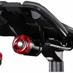 Unbranded Bike Tail Light Usb Rechargeable Bike Lights, Feux De Vélo LED étanches Pour Votre Sécurité | Cadeau Idéal | 5 Modes LED (noir),