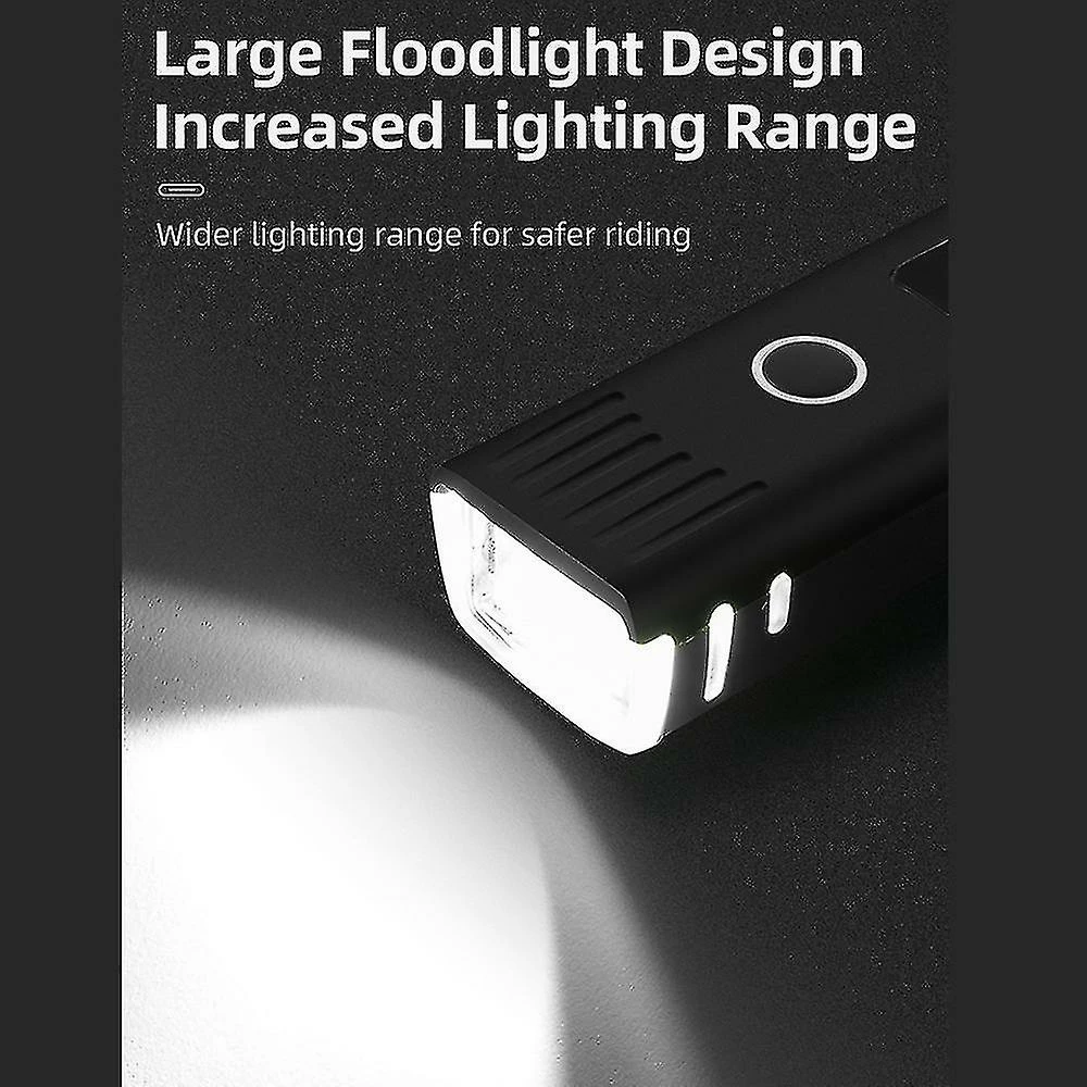 Unbranded Bike Light Waterproof 1500mah Bicycle Light Smart Flashlight Bike Front Light Usb 4 Unbranded Bike Light Waterproof 1500mah Bicycle Light Smart Flashlight Bike Front Light Usb – Image 4