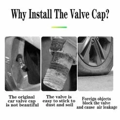 Alisili 8pcs 8mm Universal Fluorescent Luminous Tire Valve Stem Covers Car Tire Valve Cap Motorcycle Bike Luminous Valve Nozzles -Vélo fixie Soldes 811145777 max