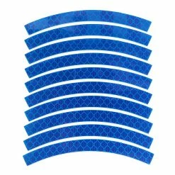 Alisili Bike Safety Stickers Night Bicycle Reflective Stickers Acrylic Self-adhesive Cycling Decorative Anti-collision Warning Strip -Vélo fixie Soldes 811241364 max