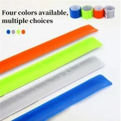 Alisili 1pc Cycling Reflective Strips Warning Running Fishing Bike Safety Bicycle Bind Pants Leg Strap Reflective Tape -Vélo fixie Soldes 811241518 max