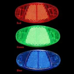 Alisili 4pcs Bicycle Bike Spoke Reflector Safety Warning Light Cycling Lights Wheel Rim Reflective Mount Bicycle Reflect Accessories -Vélo fixie Soldes 811241806 max