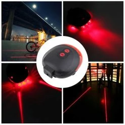 Alisili Beam Bike Logo Imperméable à L’eau Arrière Bicyclette Queue Light 2 Laser + 5 Led Red Lamp 4 Clignotant Modèle Nuit Avertissement Accessoire D’avertissement 7 Alisili Beam Bike Logo Imperméable à L’eau Arrière Bicyclette Queue Light 2 Laser + 5 Led Red Lamp 4 Clignotant Modèle Nuit Avertissement Accessoire D’avertissement -Vélo fixie Soldes 811241938 max