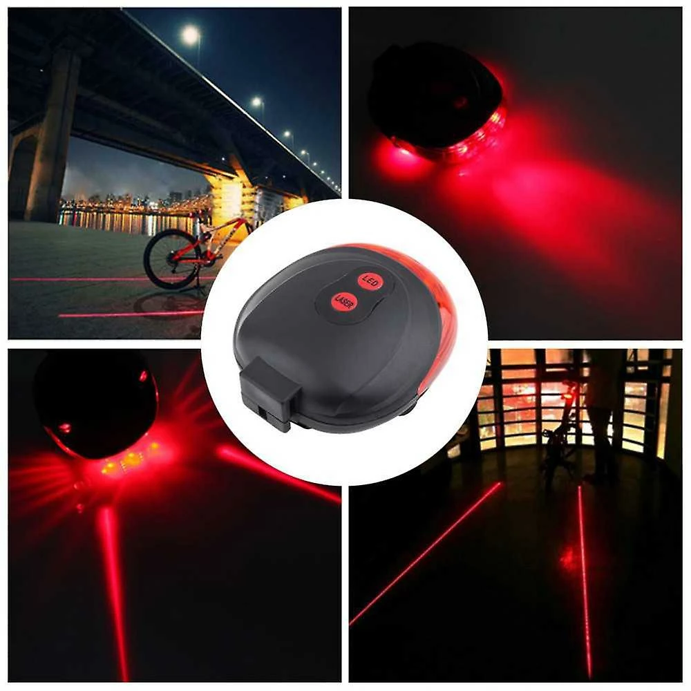 Alisili Beam Bike Logo Imperméable à L’eau Arrière Bicyclette Queue Light 2 Laser + 5 Led Red Lamp 4 Clignotant Modèle Nuit Avertissement Accessoire D’avertissement 3 Alisili Beam Bike Logo Imperméable à L’eau Arrière Bicyclette Queue Light 2 Laser + 5 Led Red Lamp 4 Clignotant Modèle Nuit Avertissement Accessoire D’avertissement – Image 3